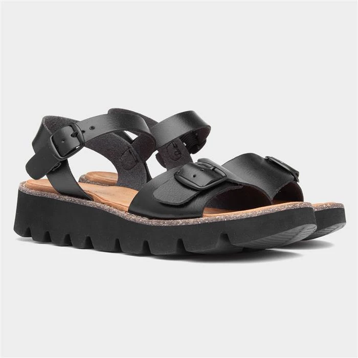 Heavenly Feet Trudy Womens Black Sandal - Image 5