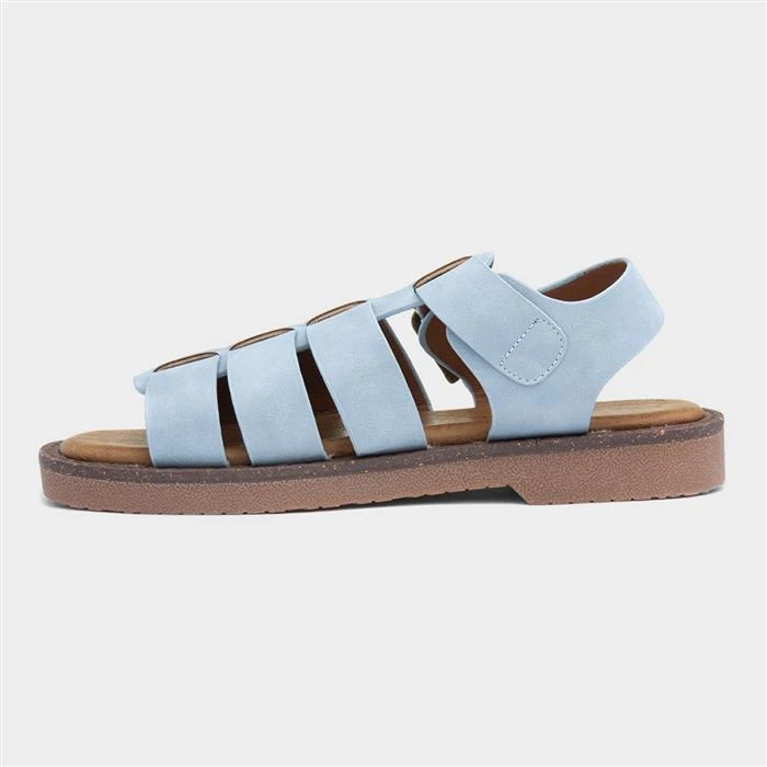 Heavenly Feet Reef Womens Denim Blue Sandal - Image 2