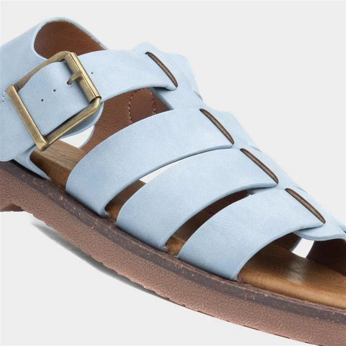 Heavenly Feet Reef Womens Denim Blue Sandal - Image 4