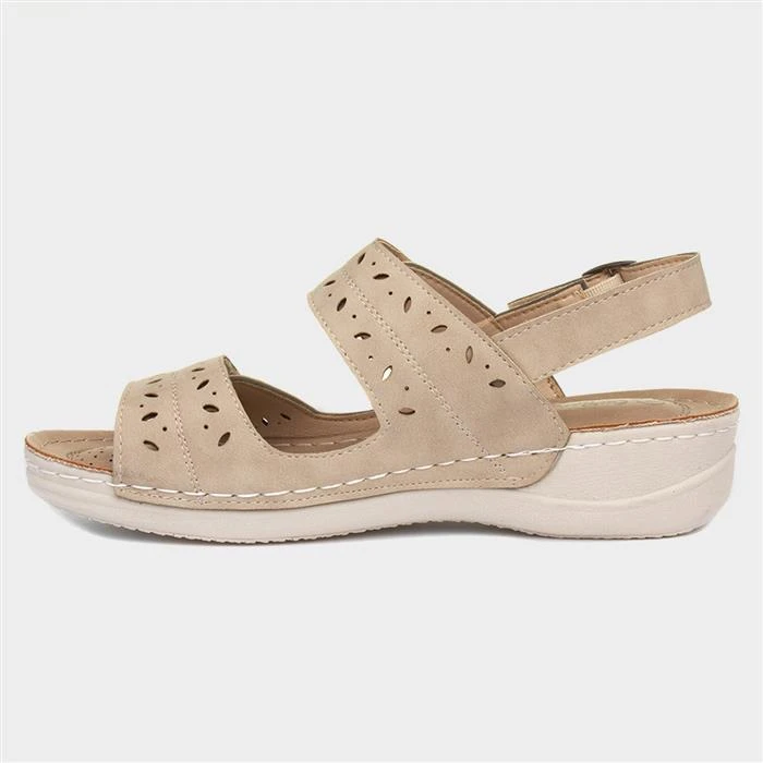 Cushion Walk Meryl Womens Beige Sandal - Image 2