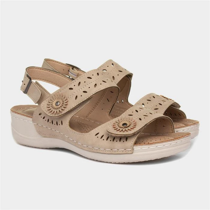 Cushion Walk Meryl Womens Beige Sandal - Image 5