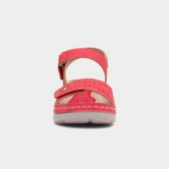 Comfy Steps Menorca Womens Red Sandals