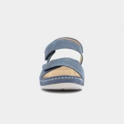 Comfy Steps Mull Navy Womens Sandals