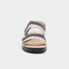 Softlites Womens Navy & Beige Comfort Sandal