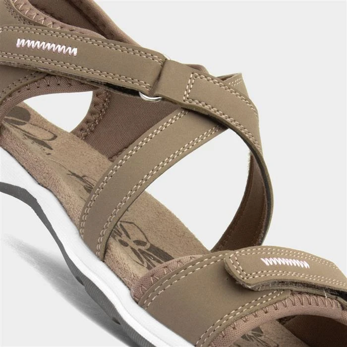 Sprox Womens Brown Strappy Sandal - Image 4