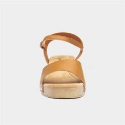 Les Arlesiennes Womens Tan Heeled Sandal