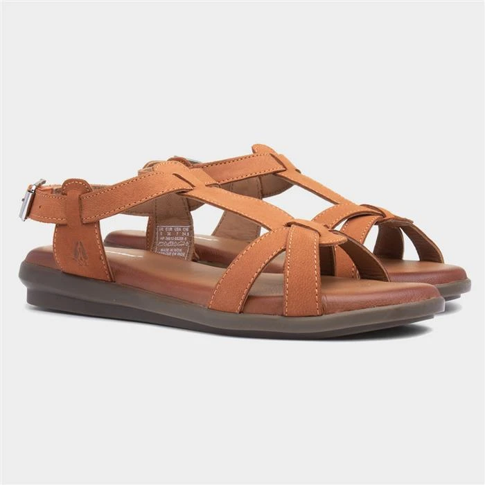 Hush Puppies Kate Womens Tan Leather Sandals - Image 5