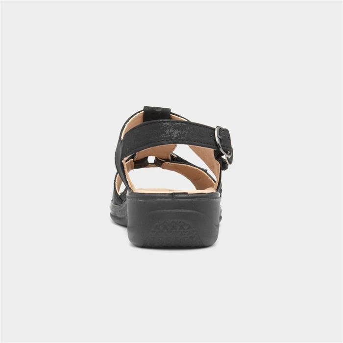 Cushion Walk Starlet Womens Black Sandal - Image 3