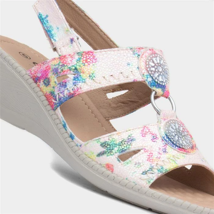 Cushion Walk Camilla Womens Multi Wedge Sandal - Image 4