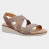 Fleet & Foster Freesia Womens Brown Sandal