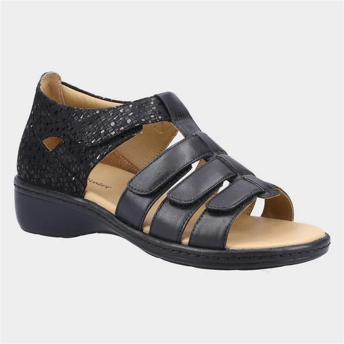 Fleet & Foster Julie Womens Black Sandal