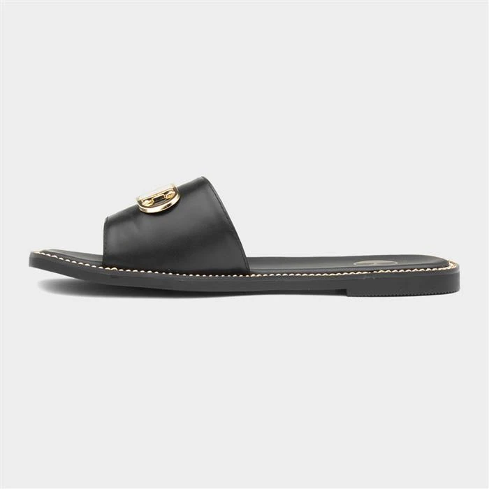 Elle Odetta Womens Black Slider - Image 2