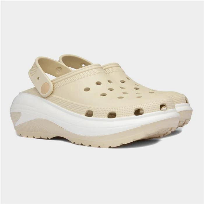 Truffle Womens Nude Platform Clog - Image 5