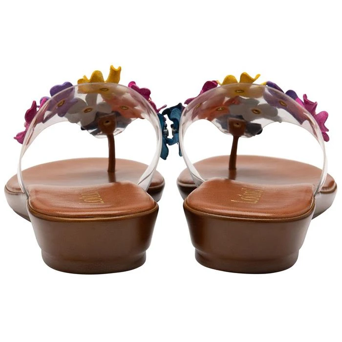 Lotus Womens Multi-Coloured Toe-Post Sandals - Image 2