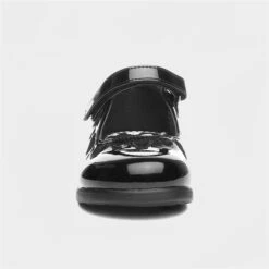 Walkright Fern Girls Black Patent School Shoe