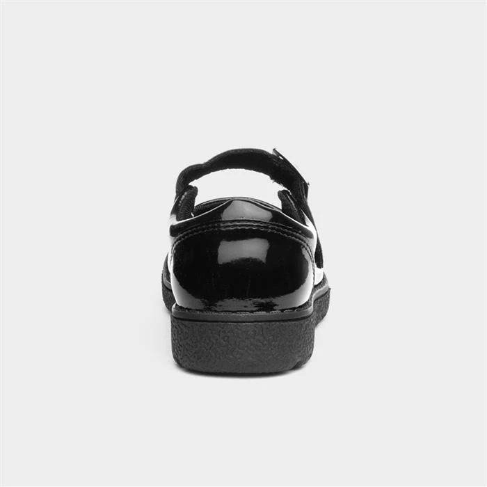 Buckle My Shoe Avon Girls Black Easy Fasten Shoe - Image 3