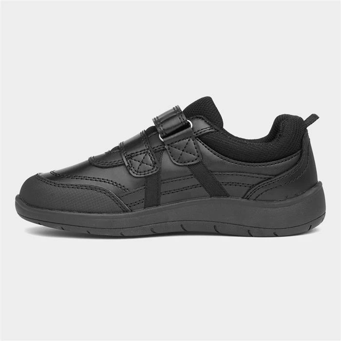 Buckle My Shoe Bulmer Kids Black School Shoe - Image 2