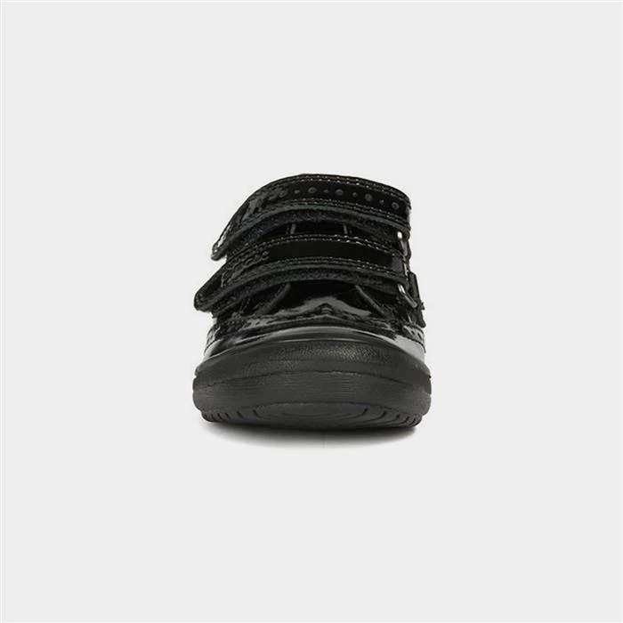Geox Hadriel Kids Black Patent Leather Shoe
