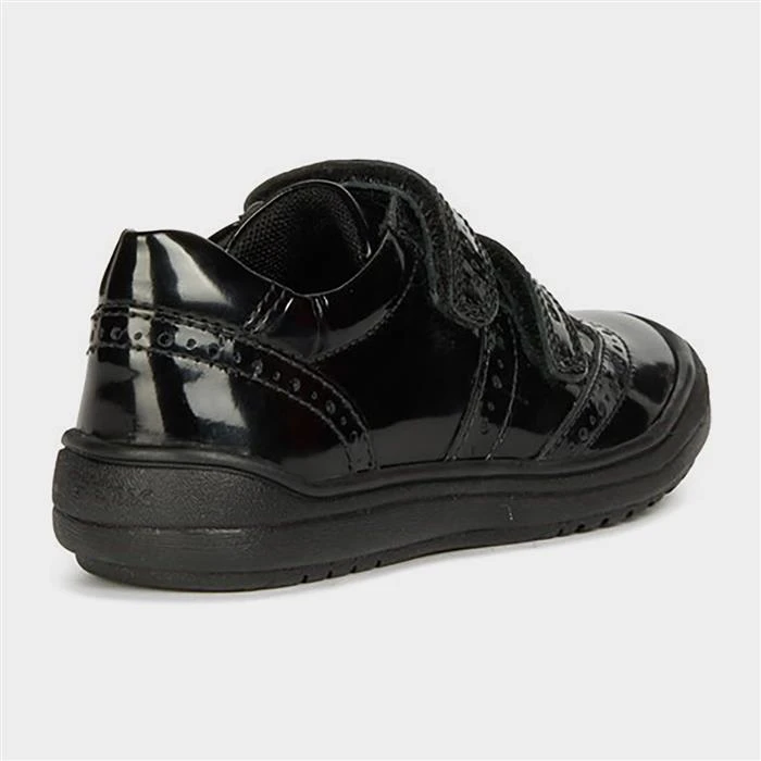 Geox Hadriel Kids Black Patent Leather Shoe - Image 2