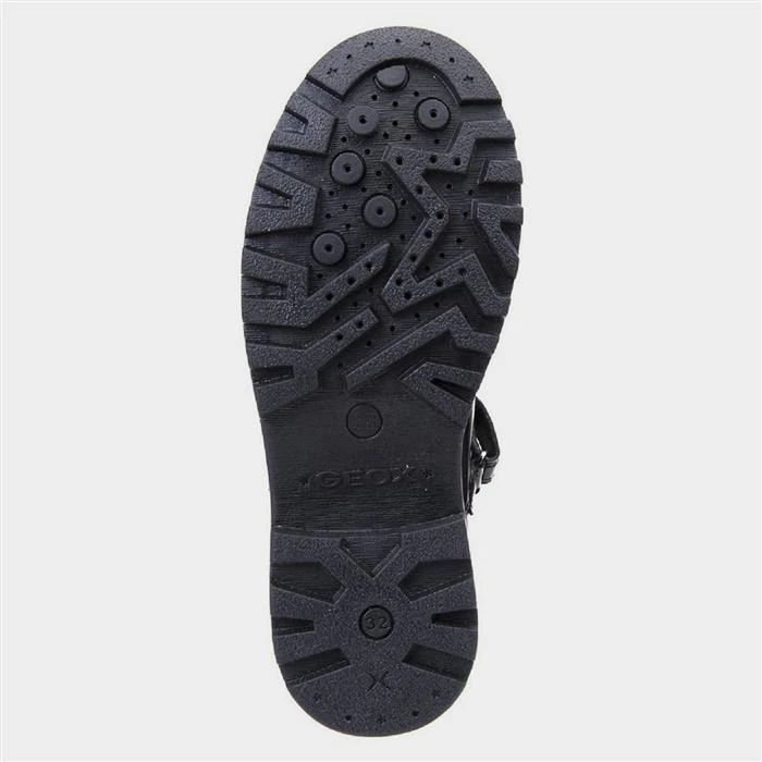 Geox J Casey G. P Kids Black Patent Leather Shoe - Image 3