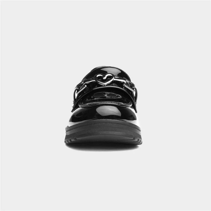 Lilley Una Kids Black Patent Loafer