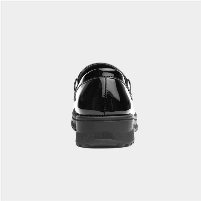 Lilley Una Kids Black Patent Loafer - Image 3