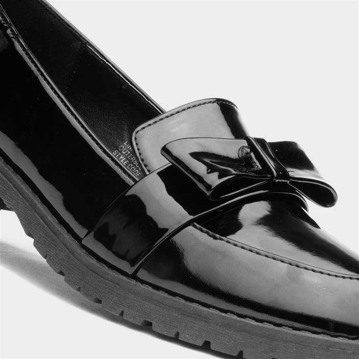 Lilley Cath Girls Black Patent Loafer - Image 4