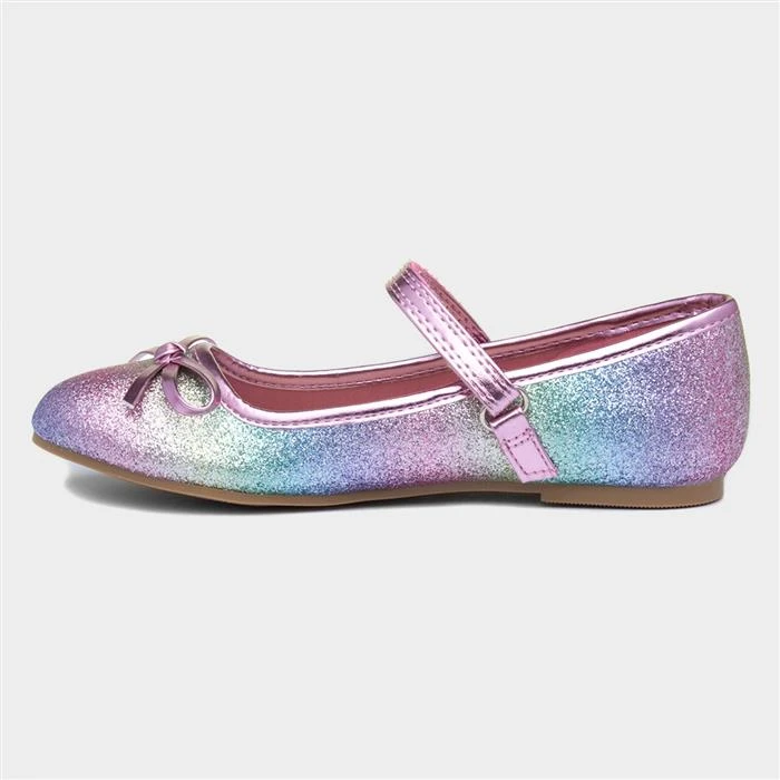 Buckle My Shoe Fifi Kids Multi Ballerina Shoe - Image 2