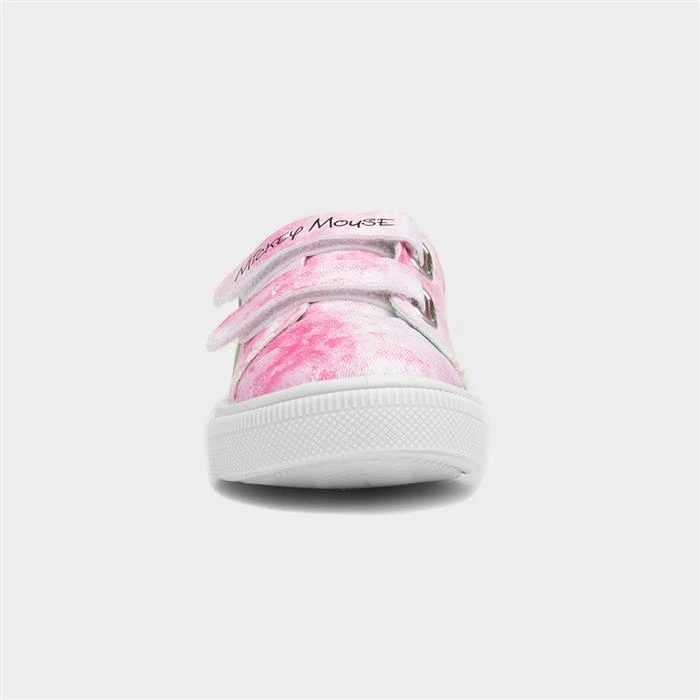 Mickey Mouse Kids Pink Canvas Shoe