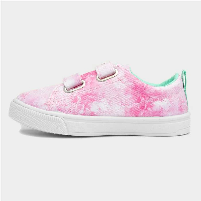 Mickey Mouse Kids Pink Canvas Shoe - Image 2