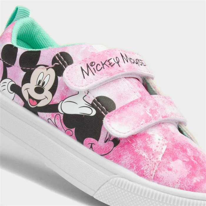 Mickey Mouse Kids Pink Canvas Shoe - Image 4