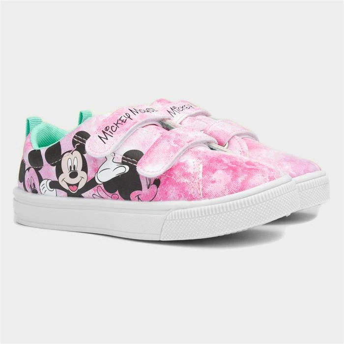 Mickey Mouse Kids Pink Canvas Shoe - Image 5