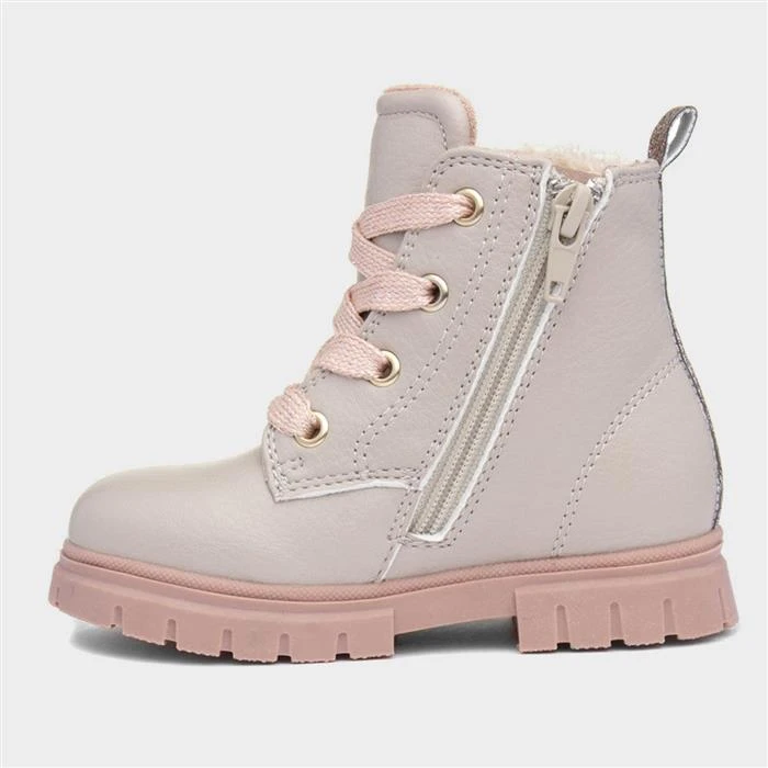 Walkright Lettie Kids Beige Ankle Boot - Image 2