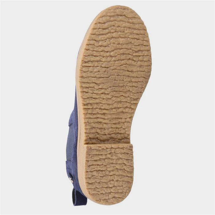 Hush Puppies Mini Maddy Kids Blue Leather Boot - Image 3