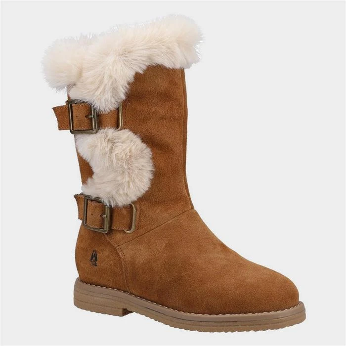 Hush Puppies Mini Megan Kids Tan Boot