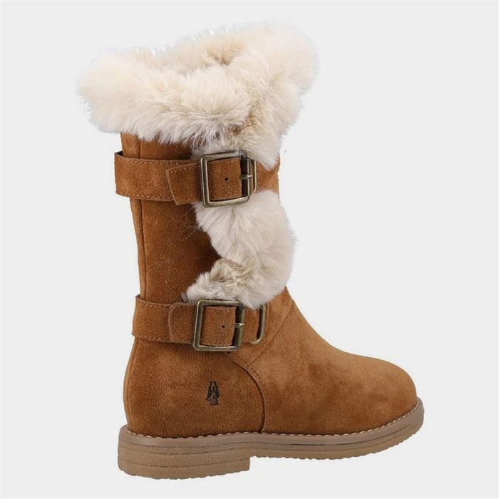 Hush Puppies Mini Megan Kids Tan Boot - Image 2