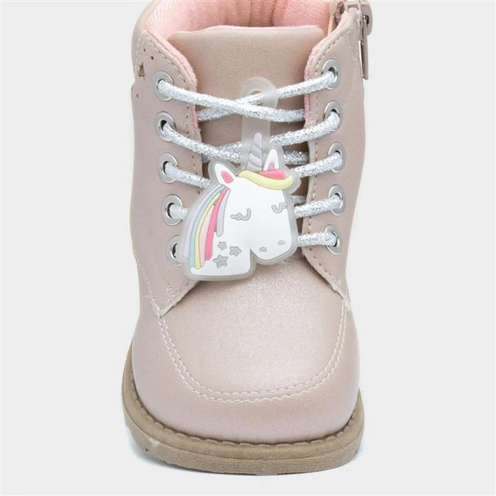 Buckle My Shoe Kids Pink Unicorn Boot - Image 4