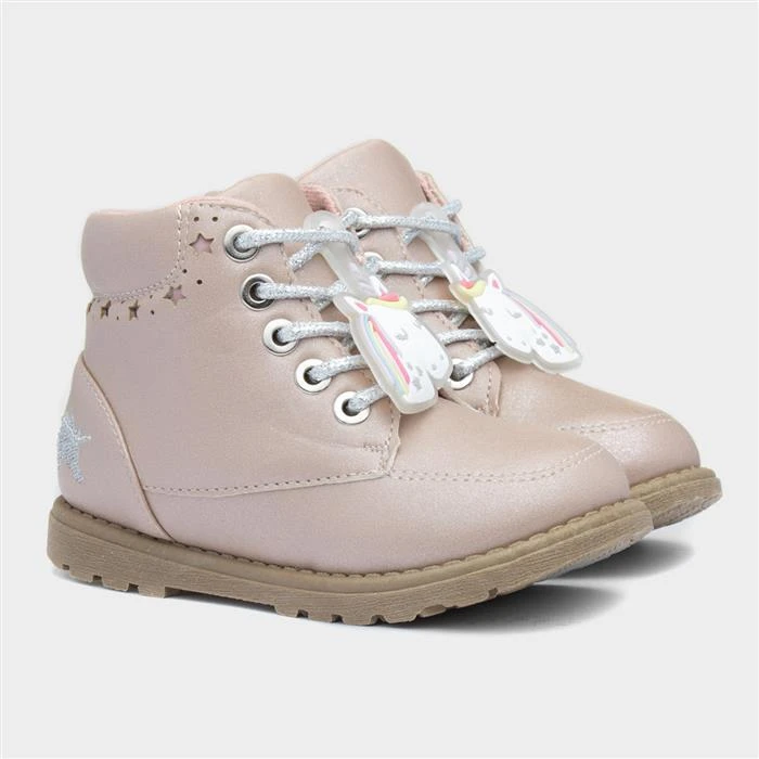 Buckle My Shoe Kids Pink Unicorn Boot - Image 5