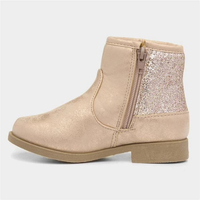 Buckle My Shoe Girls Kids Pink Unicorn Ankle Boot - Image 2