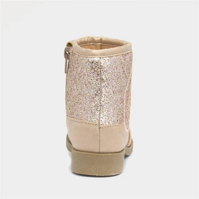 Buckle My Shoe Girls Kids Pink Unicorn Ankle Boot - Image 3