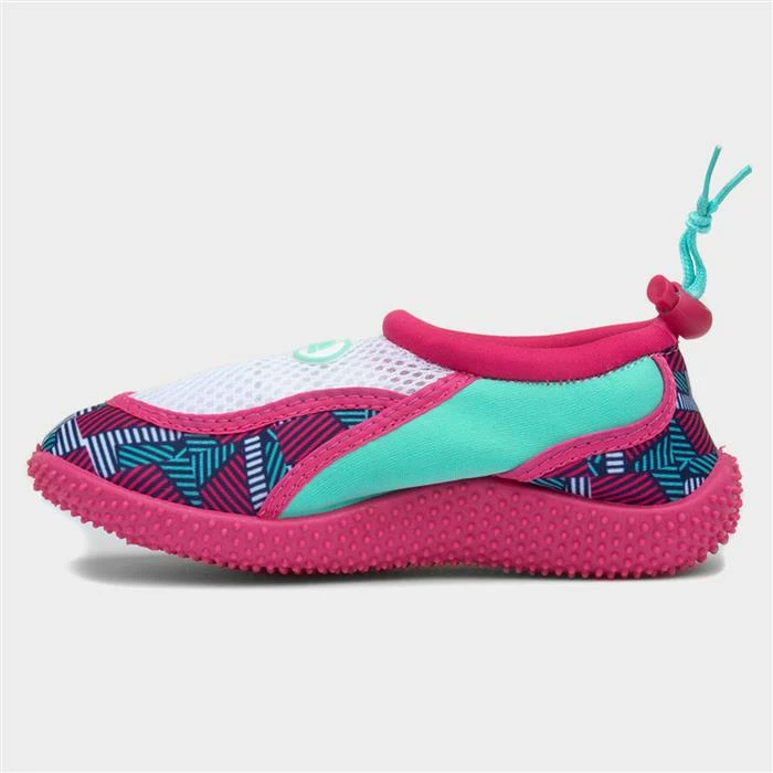 Trespass Squidette Kids Pink Aqua Shoe - Image 2