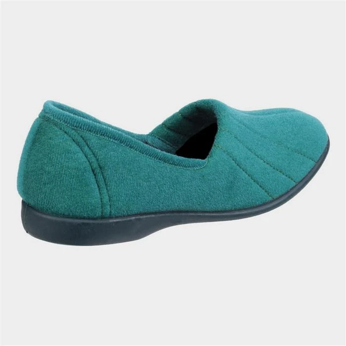 GBS Audrey Womens Blue Slippers - Image 2