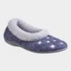Fleet & Foster Alaska Womens Blue Slipper