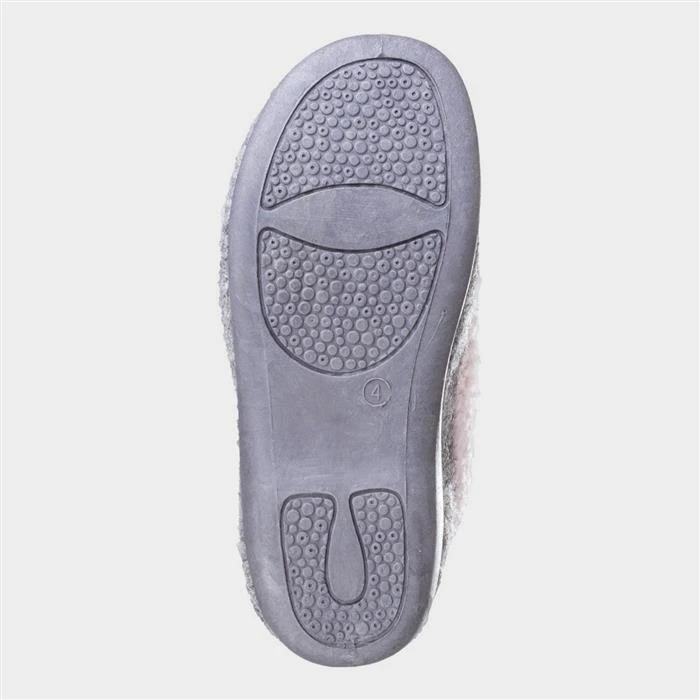 Fleet & Foster Alaska Womens Grey Slipper - Image 3