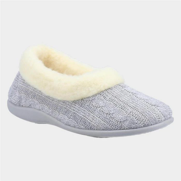 Fleet & Foster Sarina Womens Grey Slipper
