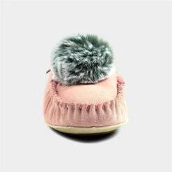 Lazy Dogz Bessie Pink Suede Slipper