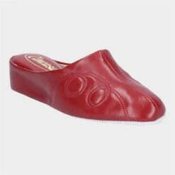 Cincasa Mahon Womens Red Leather Slipper
