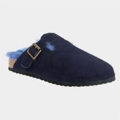 Cotswold Ruspidge Womens Blue Mule Slipper