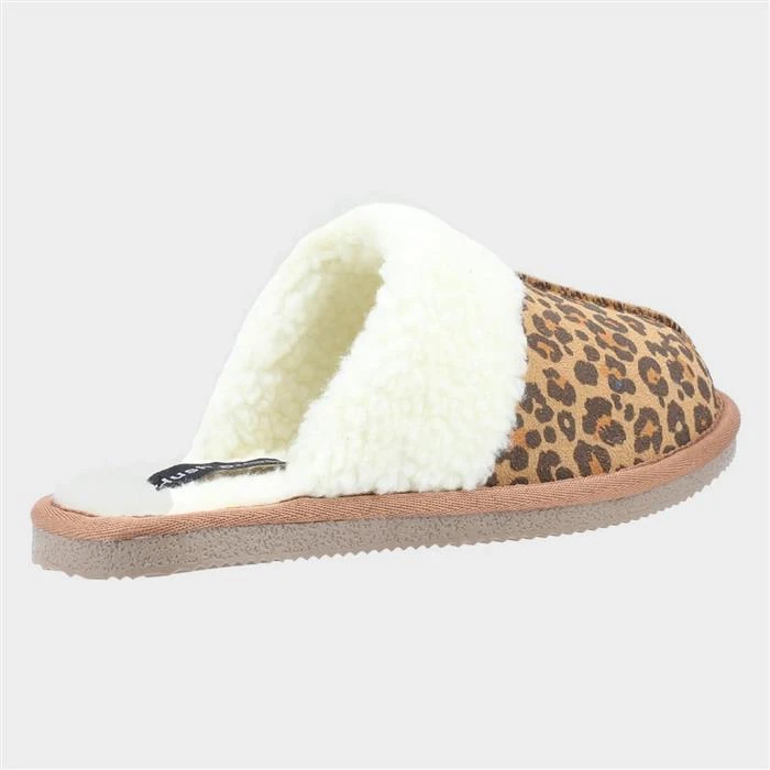Hush Puppies Arianna Womens Leopard Print Slipper - Image 2
