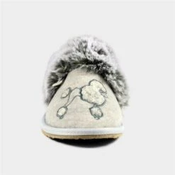 Lazy Dogz Coco Womens Silver Grey Slipper